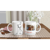 Liebevoll gestaltete personalisierte Tasse. Tasse mit Foto – Weiße Keramikkaffeetasse Raumpfleger: ideal für Büro, Homeoffice oder Zuhause. Perfekt als Geschenk für jeden Anlass.