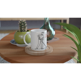 Tasse mit Foto – Weiße Keramikkaffeetasse Raumpfleger – bedruckte Fototasse mit individuell wählbarem Motiv