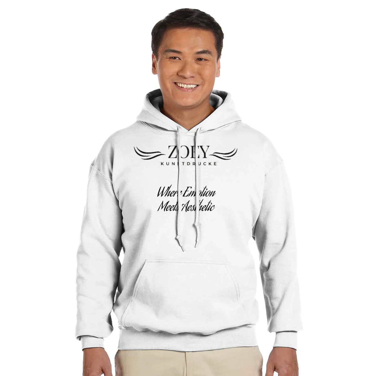 Personalisierter Pullover für Herren Hoodie - Arbeitsbekleidung für Freizeit & Arbeit – Textil mit individuell gestaltbarem Motivdruck