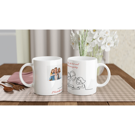 Dekoration mit Charakter. Personalisiertes Geschenk für Oma - Tasse mit Foto: für stilvolle Raumgestaltung. Schlicht, elegant und wirkungsvoll.