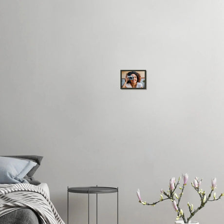 Dekoration mit Charakter. Premium Halbglänzendes Papier  mit Metallrahmen 👌: zeitlos und harmonisch. Schlicht, elegant und wirkungsvoll.
