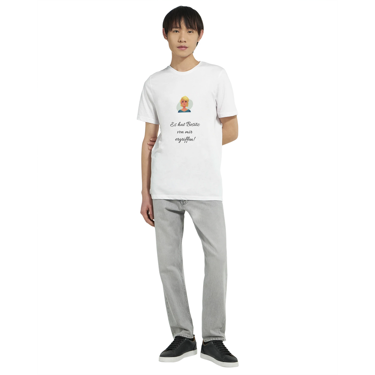 Dekoration mit Charakter. Premium Unisex Slim Fit Funshirt – Lustiges T-Shirt for All Occasions: zeitlos und harmonisch. Eine besondere Bereicherung für jeden Raum.