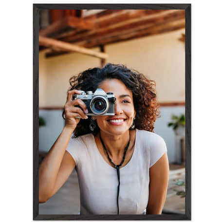 Premium Wooden Framed Poster With Premium Matte Paper – Poster-Kunstdruck für dekorative Raumgestaltung