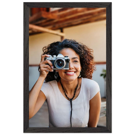 Dekoration mit Charakter. Premium Wooden Framed  With Premium Matte Paper: für stilvolle Raumgestaltung. Eine besondere Bereicherung für jeden Raum.