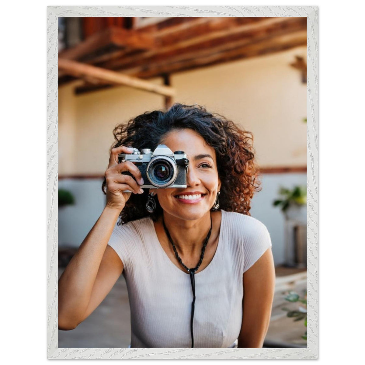 Premium Wooden Framed Poster With Premium Matte Paper – Kunstdruck auf Posterpapier als dekoratives Wandbild