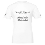 Dekoration mit Charakter. Premium Unisex Crewneck T-shirt | Bella + Canvas 3001: zeitlos und harmonisch. Schlicht, elegant und wirkungsvoll.