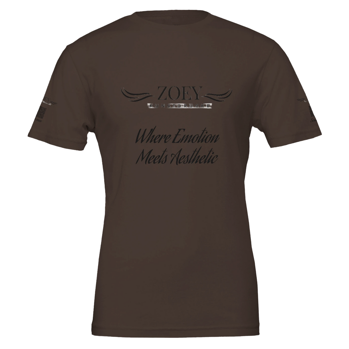 Premium Unisex Crewneck T-shirt | Bella + Canvas 3001 – Leinwand-Kunstdruck als dekorative Wandgestaltung