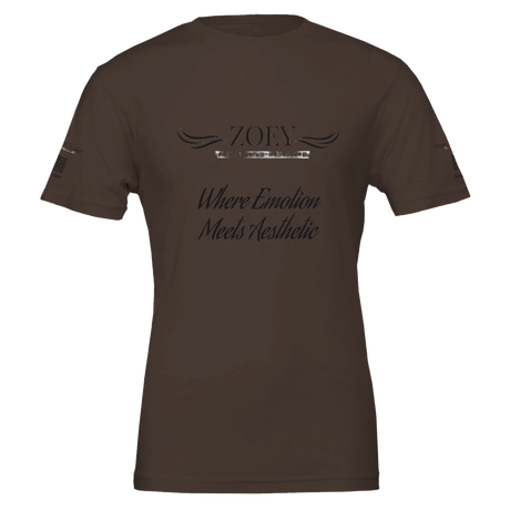 Premium Unisex Crewneck T-shirt | Bella + Canvas 3001 – Leinwand-Kunstdruck als dekorative Wandgestaltung