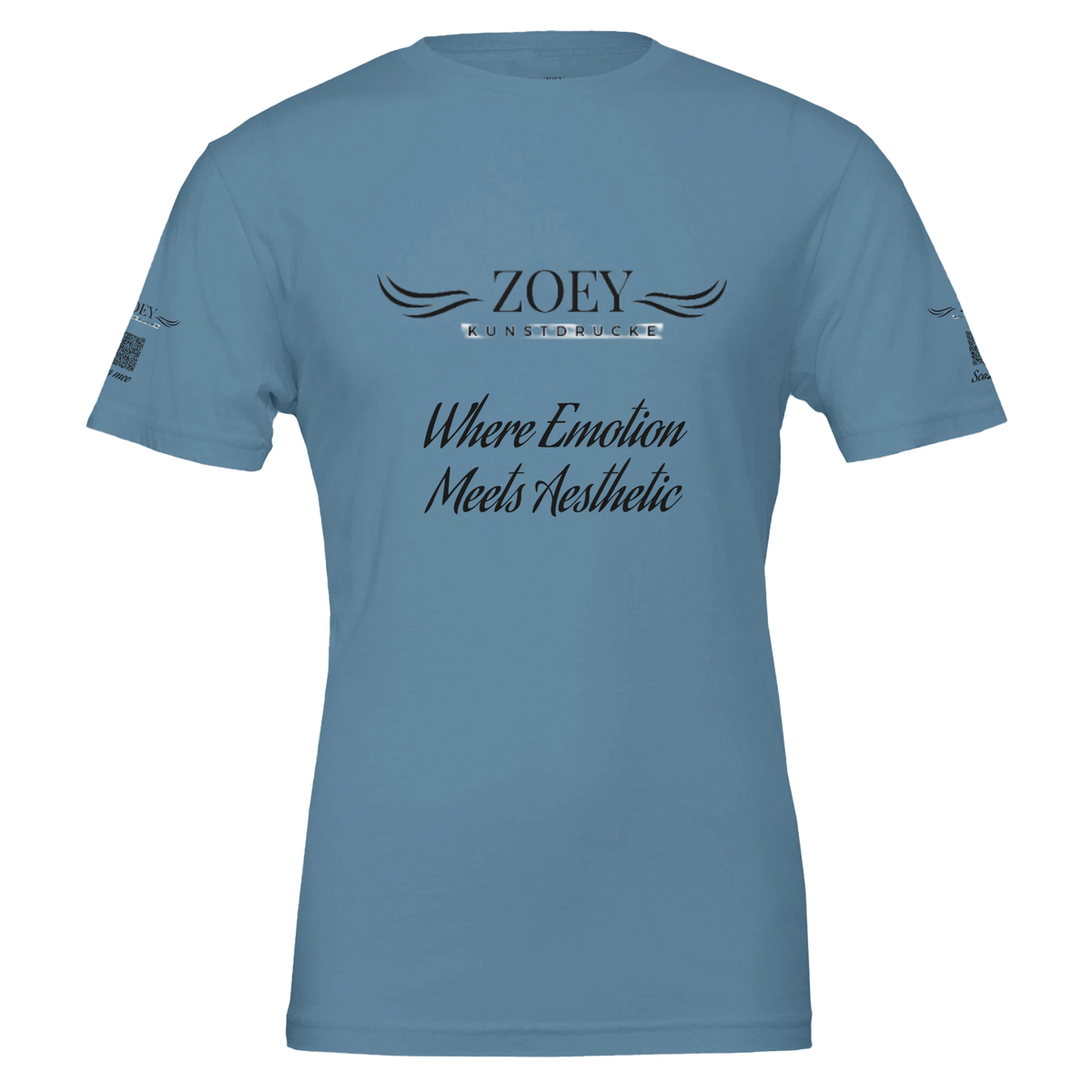 Premium Unisex Crewneck T-shirt | Bella + Canvas 3001 – Leinwand-Wandbild mit hochwertiger Druckgestaltung