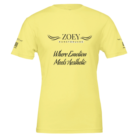 Dekoration mit Charakter. Premium Unisex Crewneck T-shirt | Bella + Canvas 3001: zeitlos und harmonisch. Schlicht, elegant und wirkungsvoll.