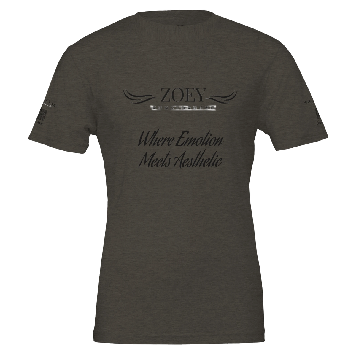 Dekoration mit Charakter. Premium Unisex Crewneck T-shirt | Bella + Canvas 3001: zeitlos und harmonisch. Schlicht, elegant und wirkungsvoll.