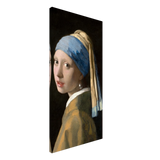 Bild Vermeer - Das Mädchen mit dem Perlenohrgehänge – Kunstvolle Wanddekoration – Wandbild auf Leinwand für Wohn- und Arbeitsräume