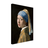 Bild Vermeer - Das Mädchen mit dem Perlenohrgehänge – Kunstvolle Wanddekoration – Leinwandbild mit dekorativer Motivgestaltung
