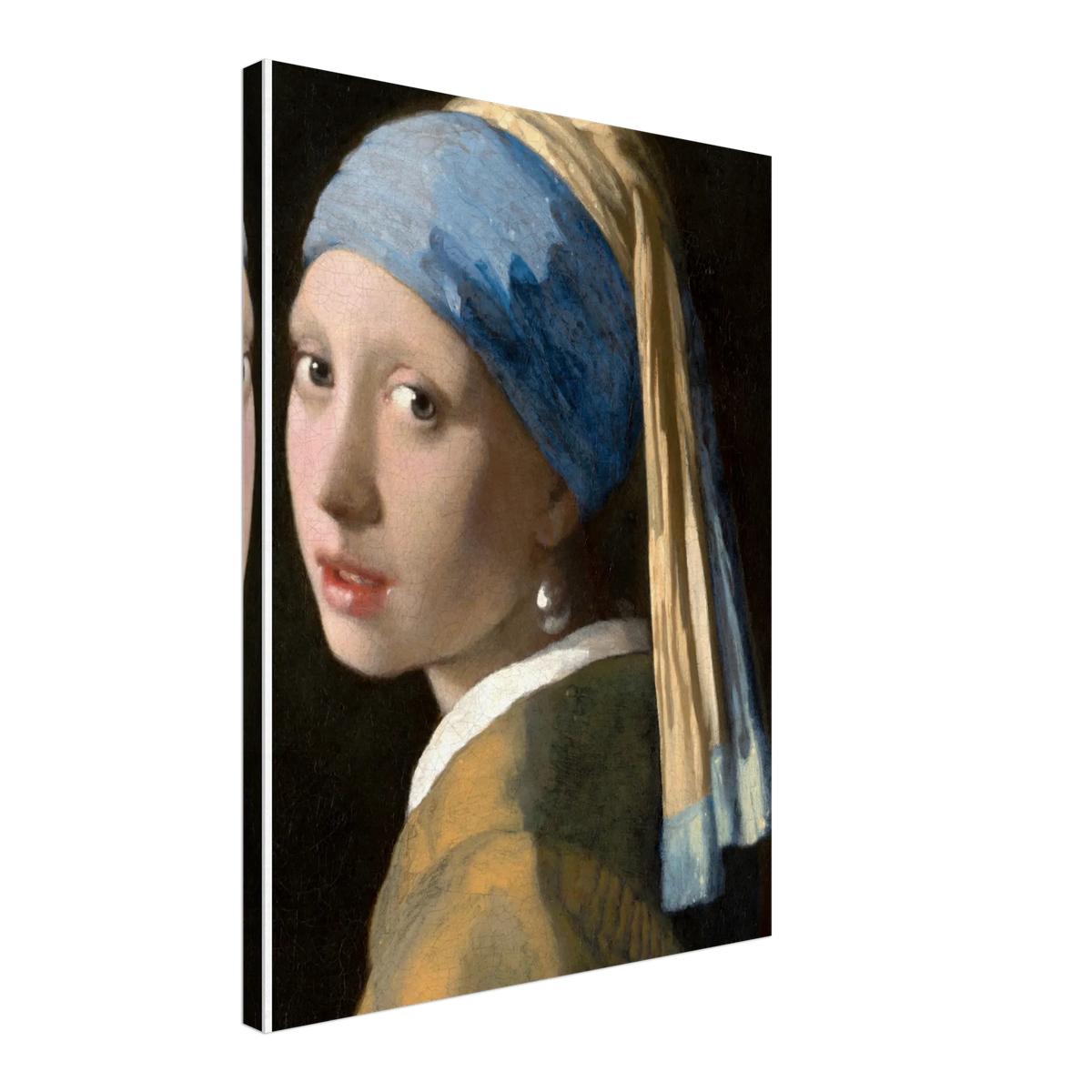 Bild Vermeer - Das Mädchen mit dem Perlenohrgehänge – Kunstvolle Wanddekoration – Leinwand-Kunstdruck für dekorative Raumgestaltung