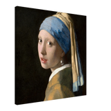 Bild Vermeer - Das Mädchen mit dem Perlenohrgehänge – Kunstvolle Wanddekoration – Kunstdruck auf Leinwand als zeitlose Wanddekoration