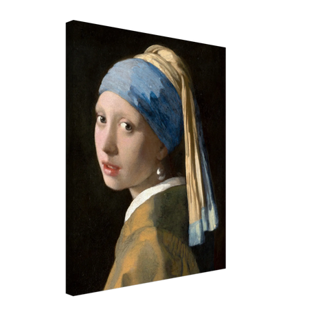 Bild Vermeer - Das Mädchen mit dem Perlenohrgehänge – Kunstvolle Wanddekoration – Leinwand-Wandbild mit hochwertiger Druckgestaltung