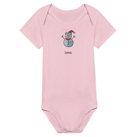 Classic Baby Short Sleeve Bodysuit personalisiertes Geschenk zu Weihachten – dekorativ gestaltetes Produkt mit individuellem Motiv