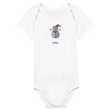 Classic Baby Short Sleeve Bodysuit personalisiertes Geschenk zu Weihachten – personalisierbares Produkt mit hochwertiger Druckgestaltung
