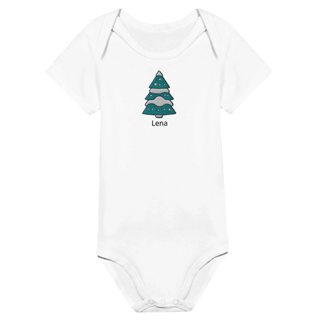 Classic Baby Short Sleeve Bodysuit personalisiertes Geschenk zu Weihachten – personalisierbares Produkt mit individuellem Motiv