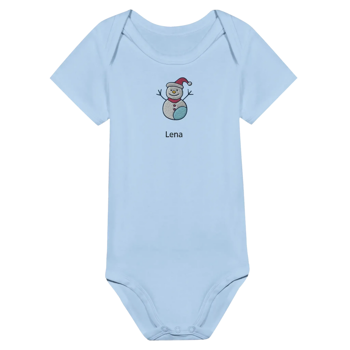Classic Baby Short Sleeve Bodysuit personalisiertes Geschenk zu Weihachten – dekorativ gestaltetes Produkt mit individuellem Motiv