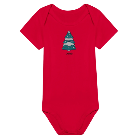 Dekoration mit Charakter. Classic Baby Short Sleeve Bodysuit personalisiertes Geschenk zu Weihachten 🎅: zeitlos und harmonisch. Schlicht, elegant und wirkungsvoll.