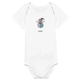 Classic Baby Short Sleeve Bodysuit personalisiertes Geschenk zu Weihachten – dekorativ gestaltetes Produkt mit individuellem Motiv