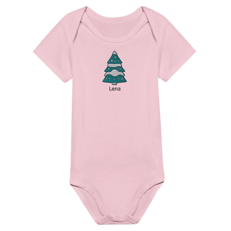 Dekoration mit Charakter. Classic Baby Short Sleeve Bodysuit personalisiertes Geschenk zu Weihachten 🎅: zeitlos und harmonisch. Schlicht, elegant und wirkungsvoll.