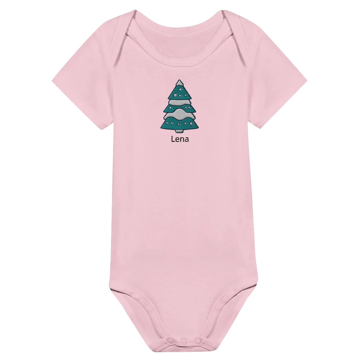 Classic Baby Short Sleeve Bodysuit personalisiertes Geschenk zu Weihachten – Produkt mit individuell wählbarem Design