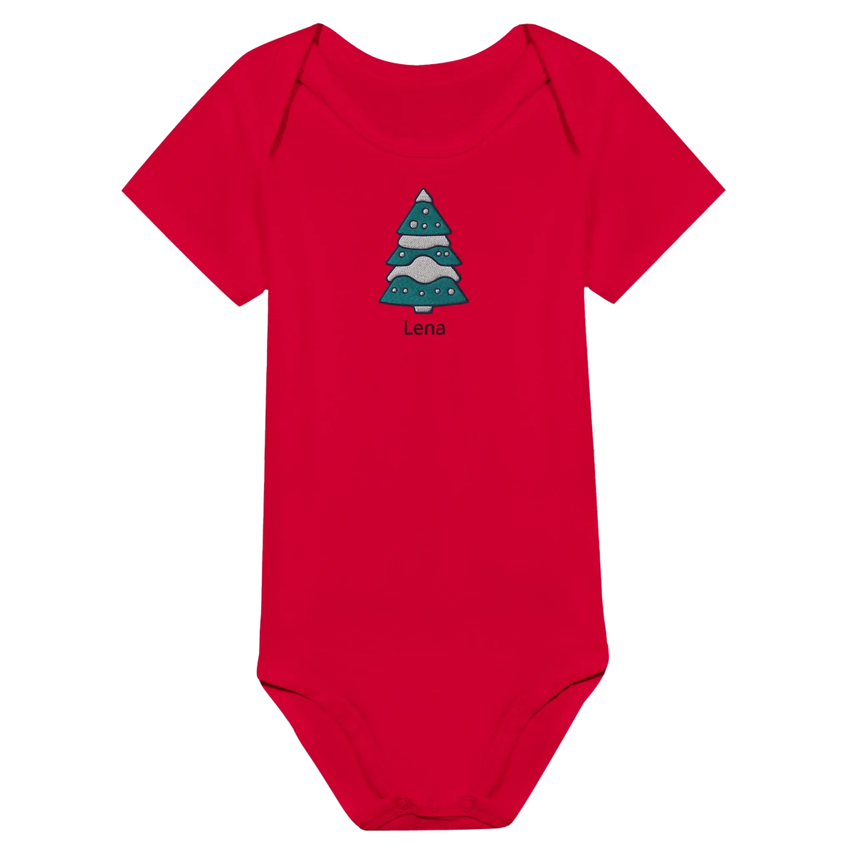 Dekoration mit Charakter. Classic Baby Short Sleeve Bodysuit personalisiertes Geschenk zu Weihachten 🎅: zeitlos und harmonisch. Schlicht, elegant und wirkungsvoll.
