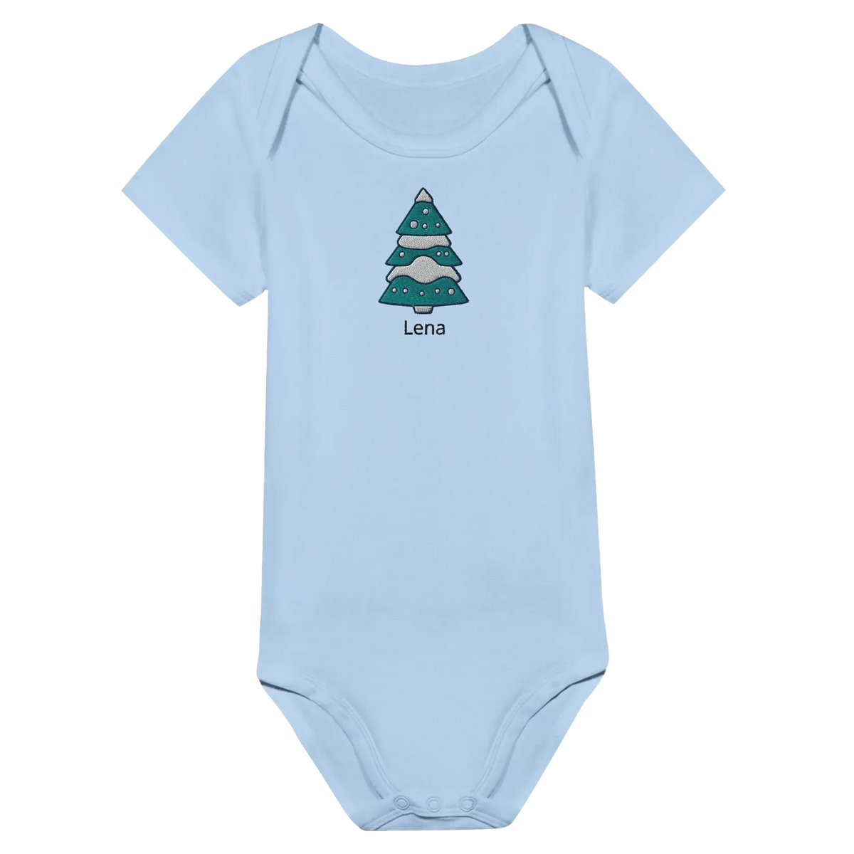Classic Baby Short Sleeve Bodysuit personalisiertes Geschenk zu Weihachten – personalisierbares Produkt mit hochwertiger Druckgestaltung