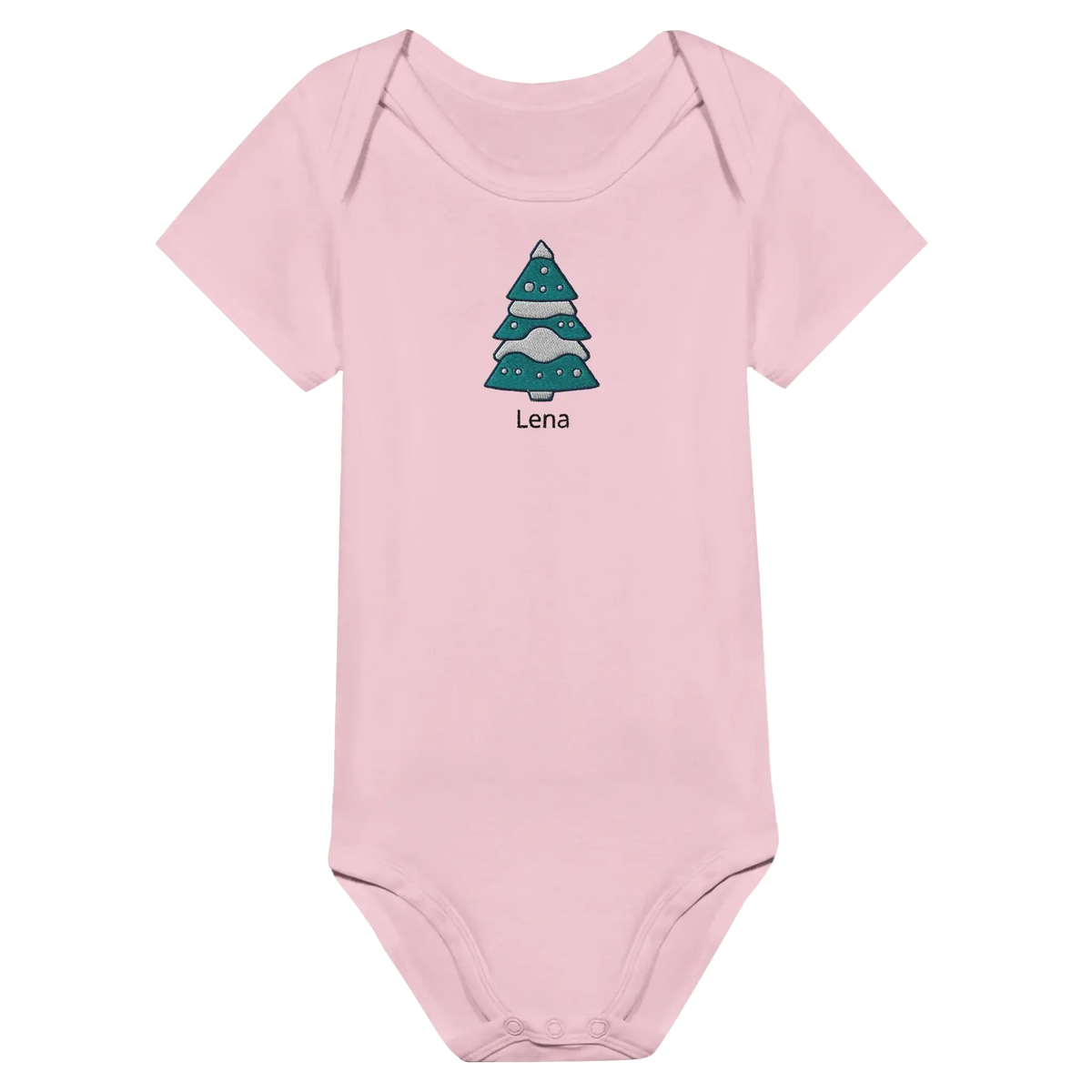 Classic Baby Short Sleeve Bodysuit personalisiertes Geschenk zu Weihachten – Produkt mit individuell gestaltbarem Motivdruck