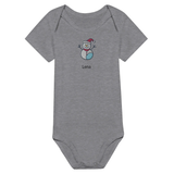 Classic Baby Short Sleeve Bodysuit personalisiertes Geschenk zu Weihachten – Produkt mit individuell wählbarem Design