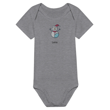 Classic Baby Short Sleeve Bodysuit personalisiertes Geschenk zu Weihachten – Produkt mit individuell wählbarem Design