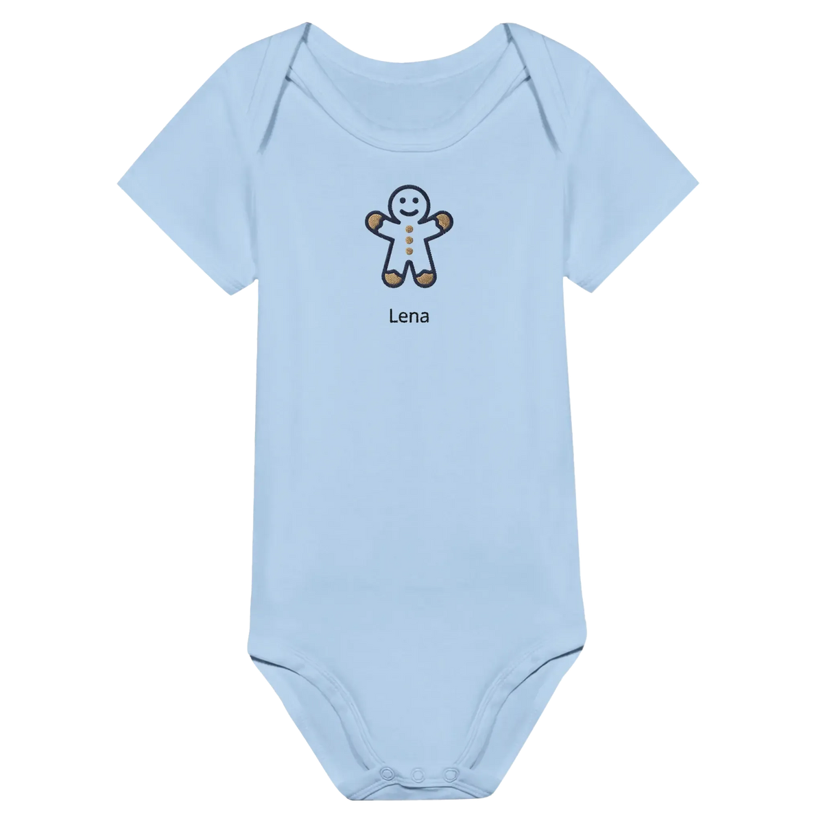 Classic Baby Short Sleeve Bodysuit personalisiertes Geschenk zu Weihachten – individuell gestaltetes Produkt mit hochwertigem Druck