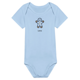 Classic Baby Short Sleeve Bodysuit personalisiertes Geschenk zu Weihachten – individuell gestaltetes Produkt mit hochwertigem Druck