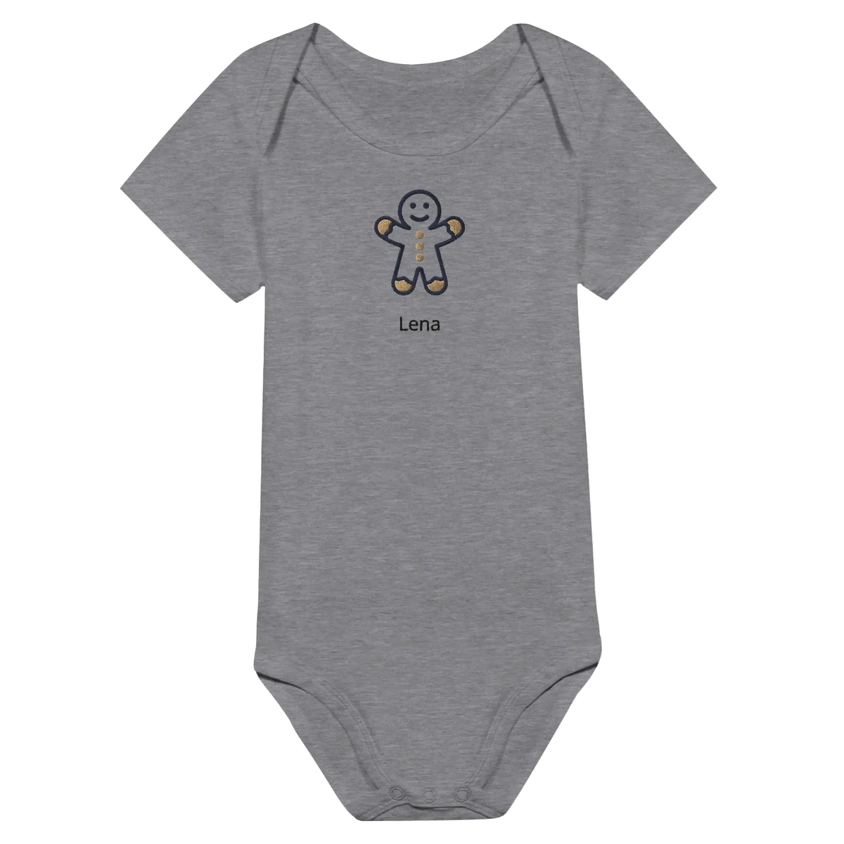 Classic Baby Short Sleeve Bodysuit personalisiertes Geschenk zu Weihachten – Produkt mit personalisierbarer Foto- oder Textgestaltung
