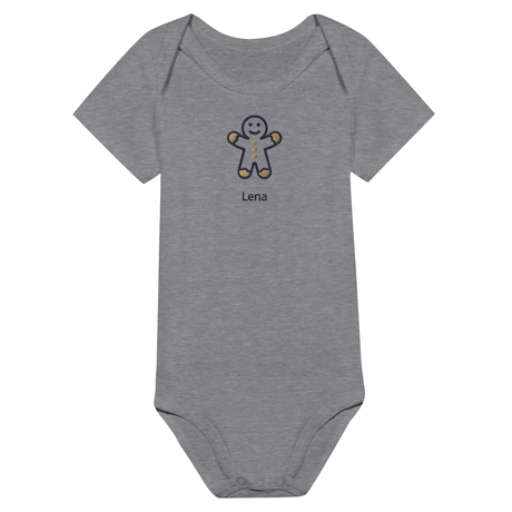 Classic Baby Short Sleeve Bodysuit personalisiertes Geschenk zu Weihachten – Produkt mit personalisierbarer Foto- oder Textgestaltung