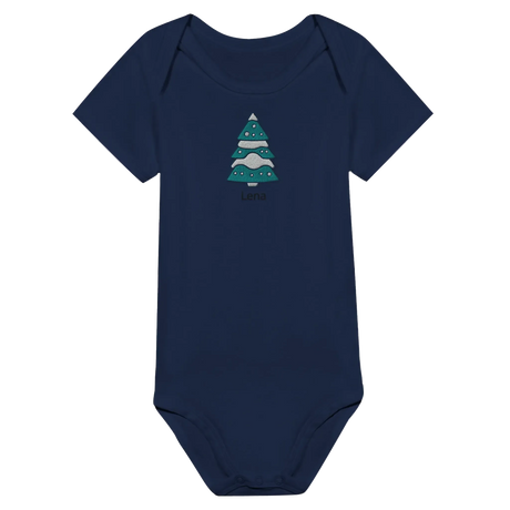 Classic Baby Short Sleeve Bodysuit personalisiertes Geschenk zu Weihachten – personalisierbares Produkt mit hochwertiger Druckgestaltung