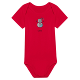 Dekoration mit Charakter. Classic Baby Short Sleeve Bodysuit personalisiertes Geschenk zu Weihachten 🎅: zeitlos und harmonisch. Schlicht, elegant und wirkungsvoll.