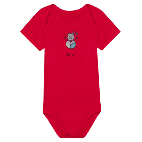 Dekoration mit Charakter. Classic Baby Short Sleeve Bodysuit personalisiertes Geschenk zu Weihachten 🎅: zeitlos und harmonisch. Schlicht, elegant und wirkungsvoll.