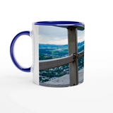 Selbstportrait Fototasse – Personalisierte 11oz Keramiktasse mit Farbdetails – personalisierte Keramiktasse als persönliche Geschenkidee